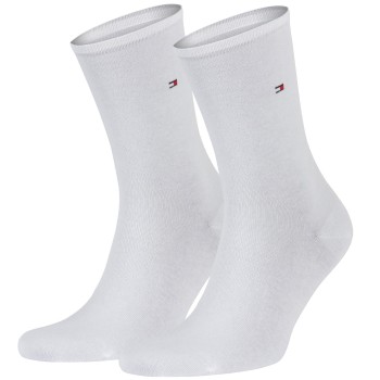 Tommy Hilfiger Strømper 2P Women Classic Casual Socks Hvid Str 35/38 Dame