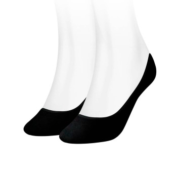 Tommy Hilfiger Strømper 2P Women Invisible Footie Socks Sort Str 39/42 Dame