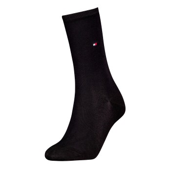 Tommy Hilfiger Strømper Women Premium Soft Silk Socks Sort Str 39/42 Dame