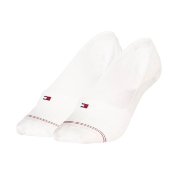 Tommy Hilfiger Strømper 2P Women Shine Footie Socks Hvid Str 35/38 Dame