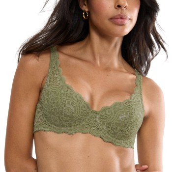 Triumph BH Amourette Wired Bra With Lace Oliven D 95 Dame