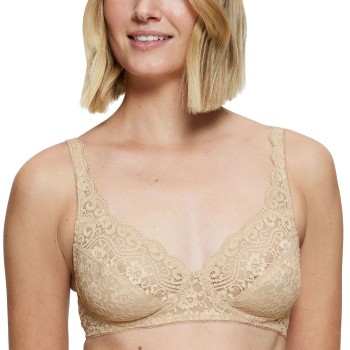 Triumph BH Amourette Wireless Bra Beige E 85 Dame