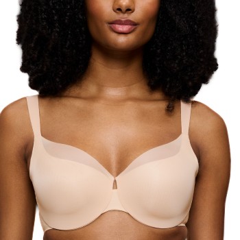 Triumph BH BMU Illusion Curve Minimizer Bra Beige F 90 Dame