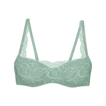 Triumph BH Body Make-Up Illusion Lace Balconette Lysegrøn E 80 Dame