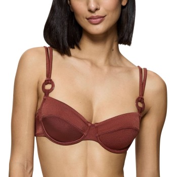 Triumph Midnight Swim Wired Bikini Top Brun C 42 Dame