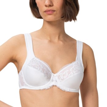 Triumph BH Modern Lace Cotton W02 Hvid B 100 Dame