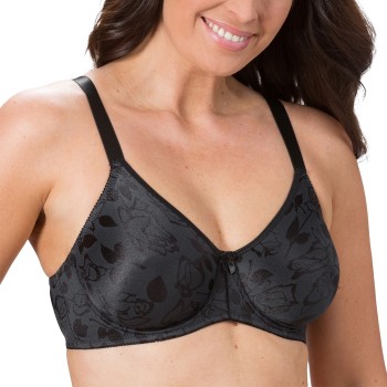 Trofé Trofe Asta Underwire Bra BH Sort polyamid E 80 Dame