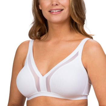 Trofé Trofe Bella Wireless Bra BH Hvid polyamid D 95 Dame