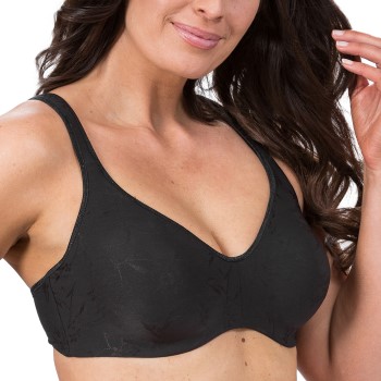 Trofé Trofe Ebba Underwire Bra BH Sort B 75 Dame