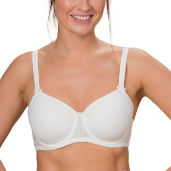 Trofé Trofe Sanna Underwire Stripe Bra BH Hvid B 75 Dame