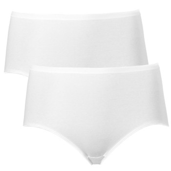 Trofé Trofe Seamless Maxi Briefs Trusser 2P Hvid bomuld Medium Dame