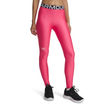 Under Armour HeatGear Leggings Rosa polyester Large Dame