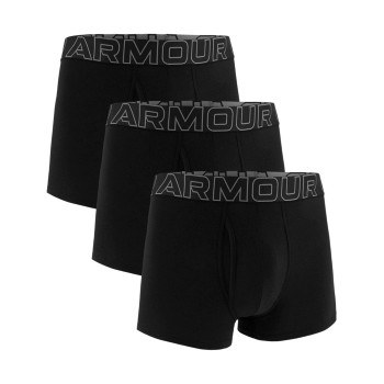 Under Armour 3P Performance Cotton Solid 3in Boxers Sort X-Large Herre
