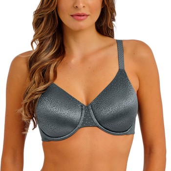 Wacoal BH Back Appeal Underwire Bra Grafit nylon E 70 Dame