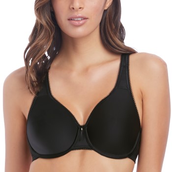 Wacoal BH Basic Beauty Full Figure Underwire Bra Sort polyamid C 90 Dame