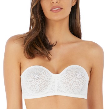 Wacoal BH Halo Lace Strapless Bra Benhvid F 80 Dame