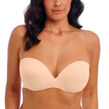 Wacoal BH Ines Secret Moulded Strapless Bra Beige F 80 Dame