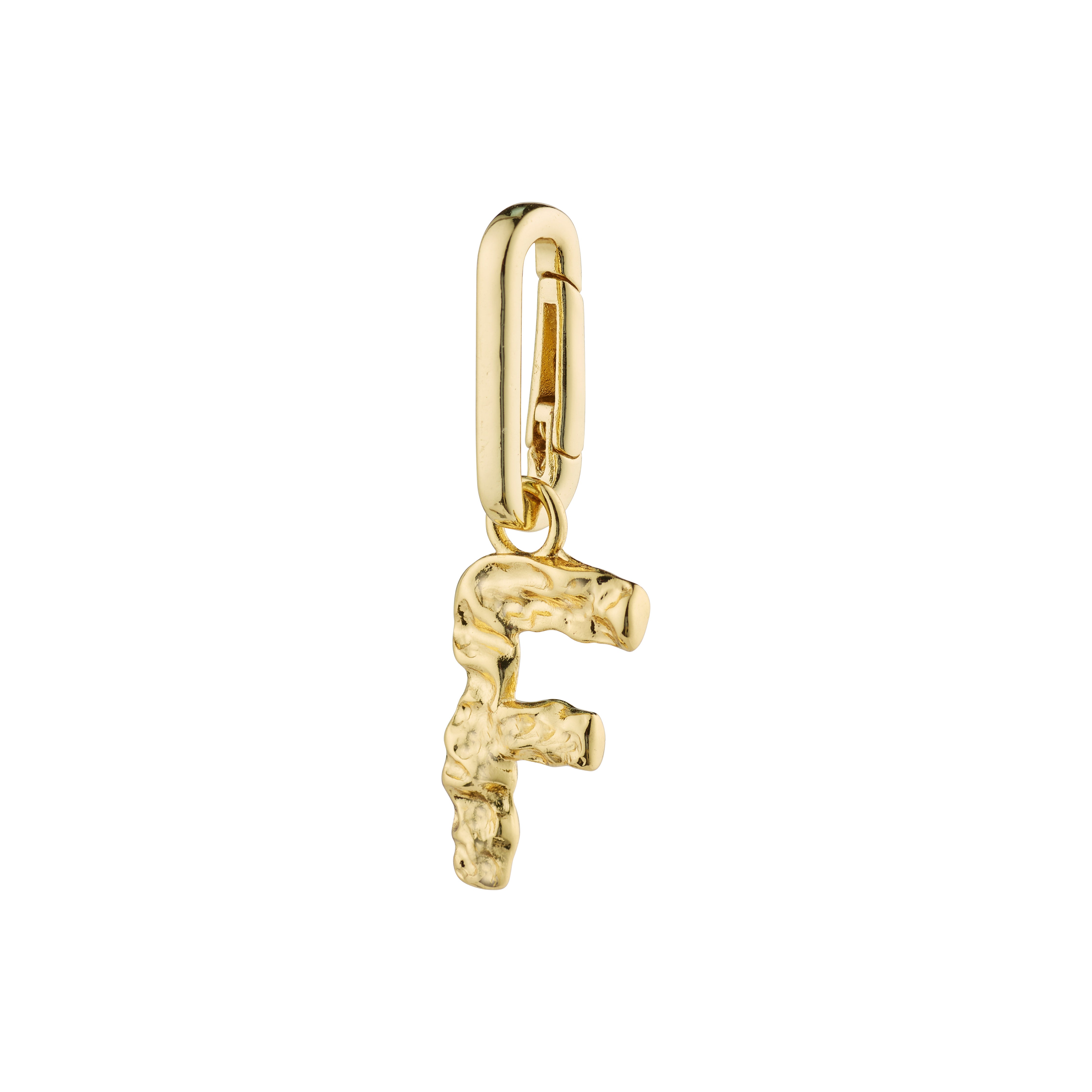 Pilgrim CHARM vedhæng F, guldbelagt