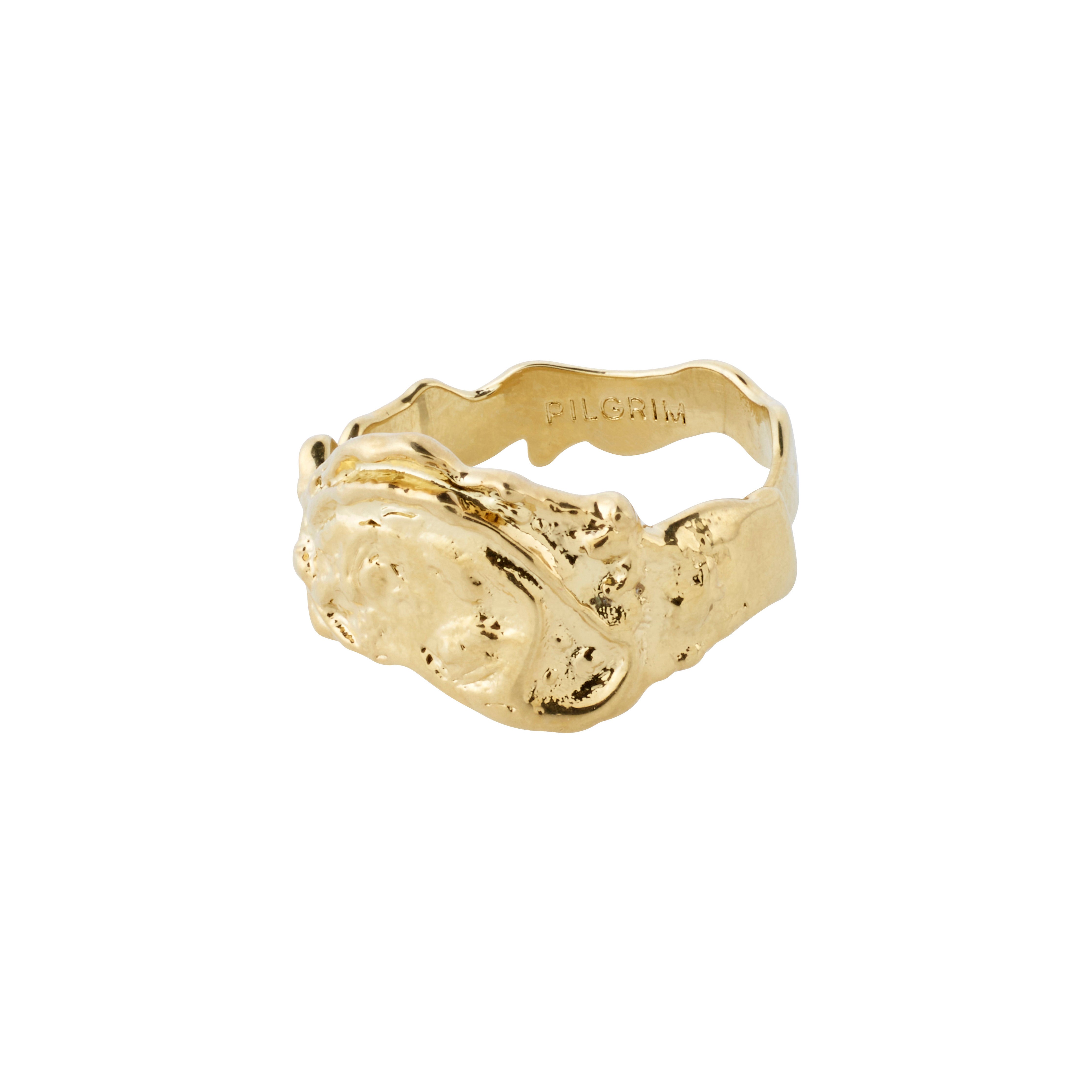 Pilgrim BLOSSOM organisk ring guldbelagt