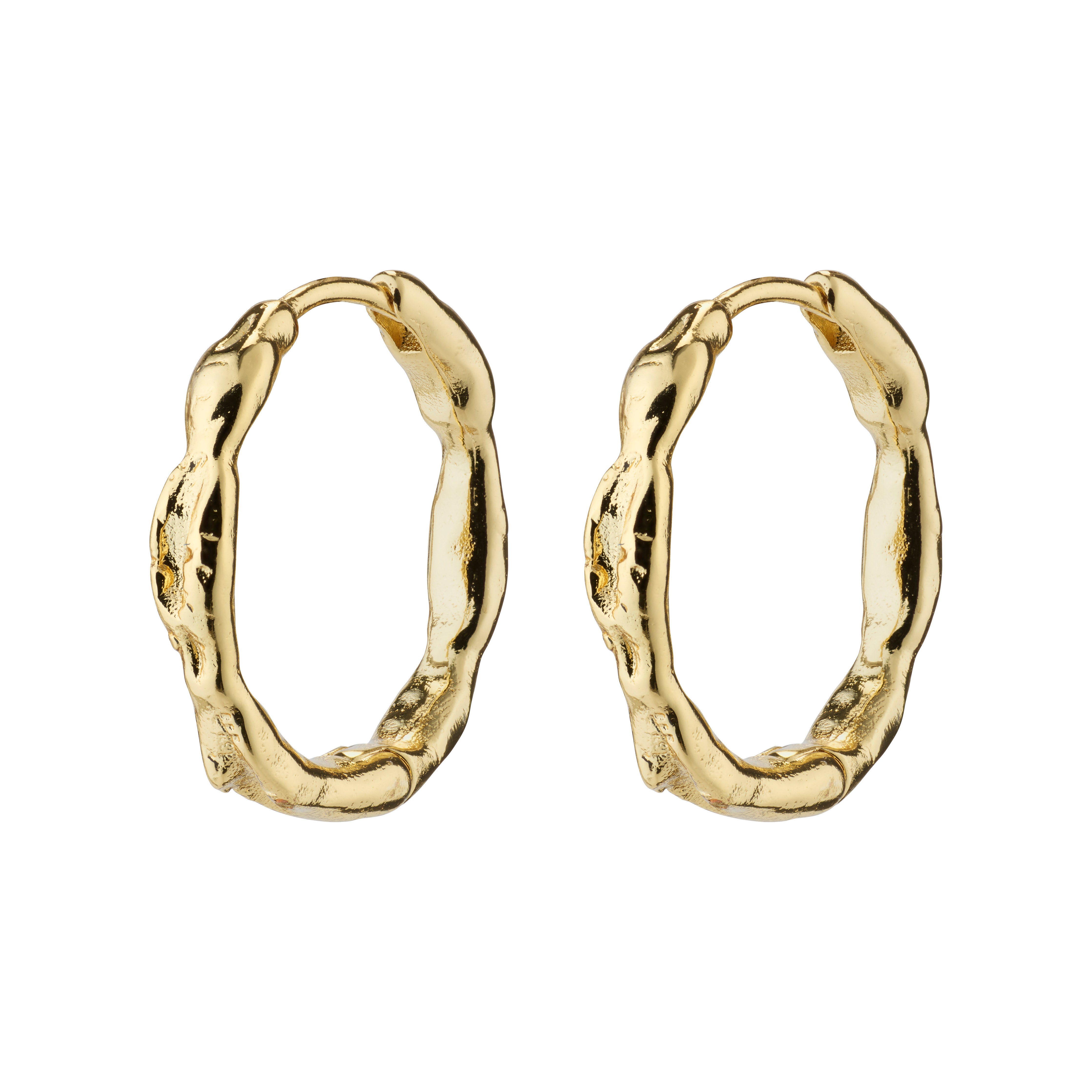 Pilgrim EDDY organiske medium hoops guldbelagt