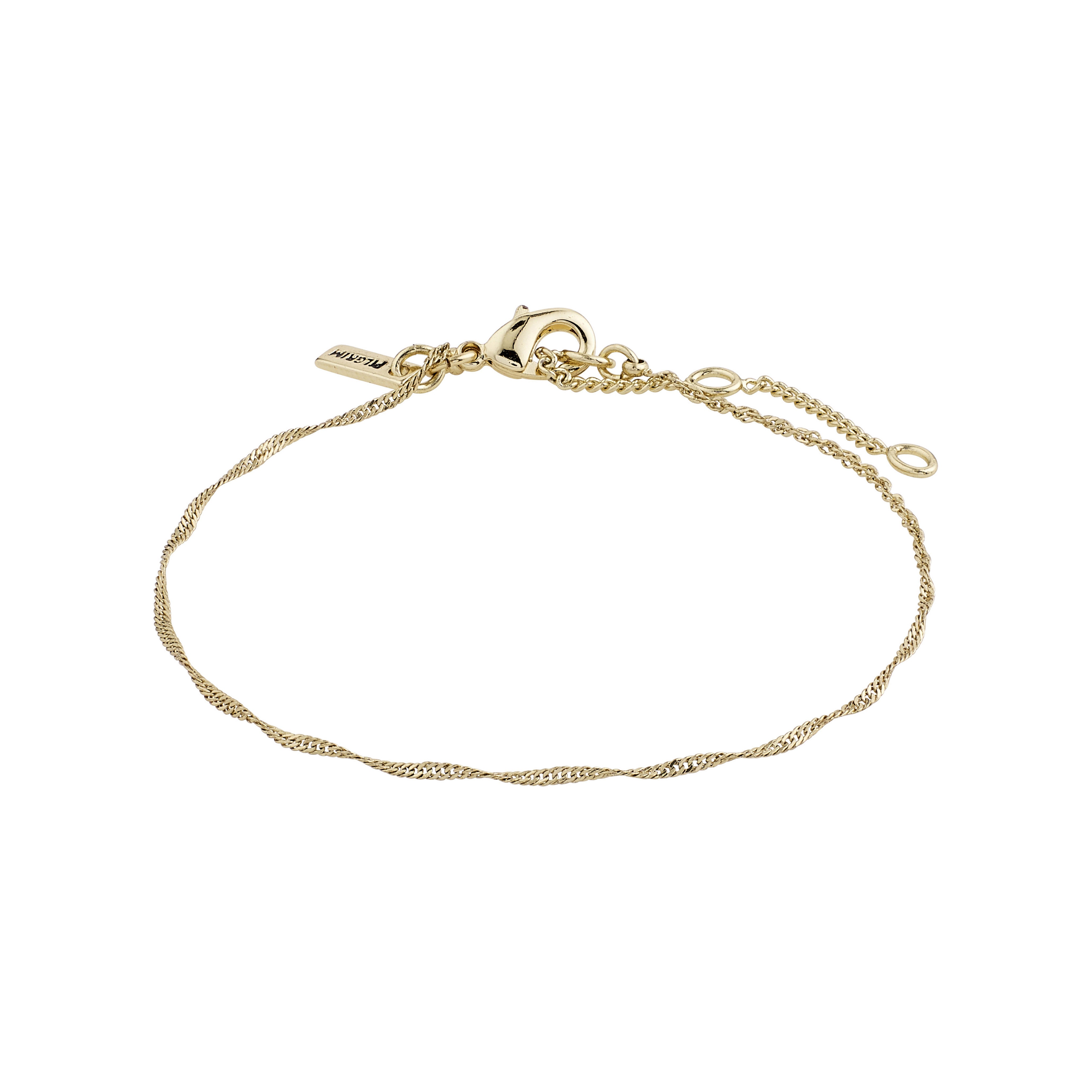 Pilgrim PERI twirl armbånd guldbelagt