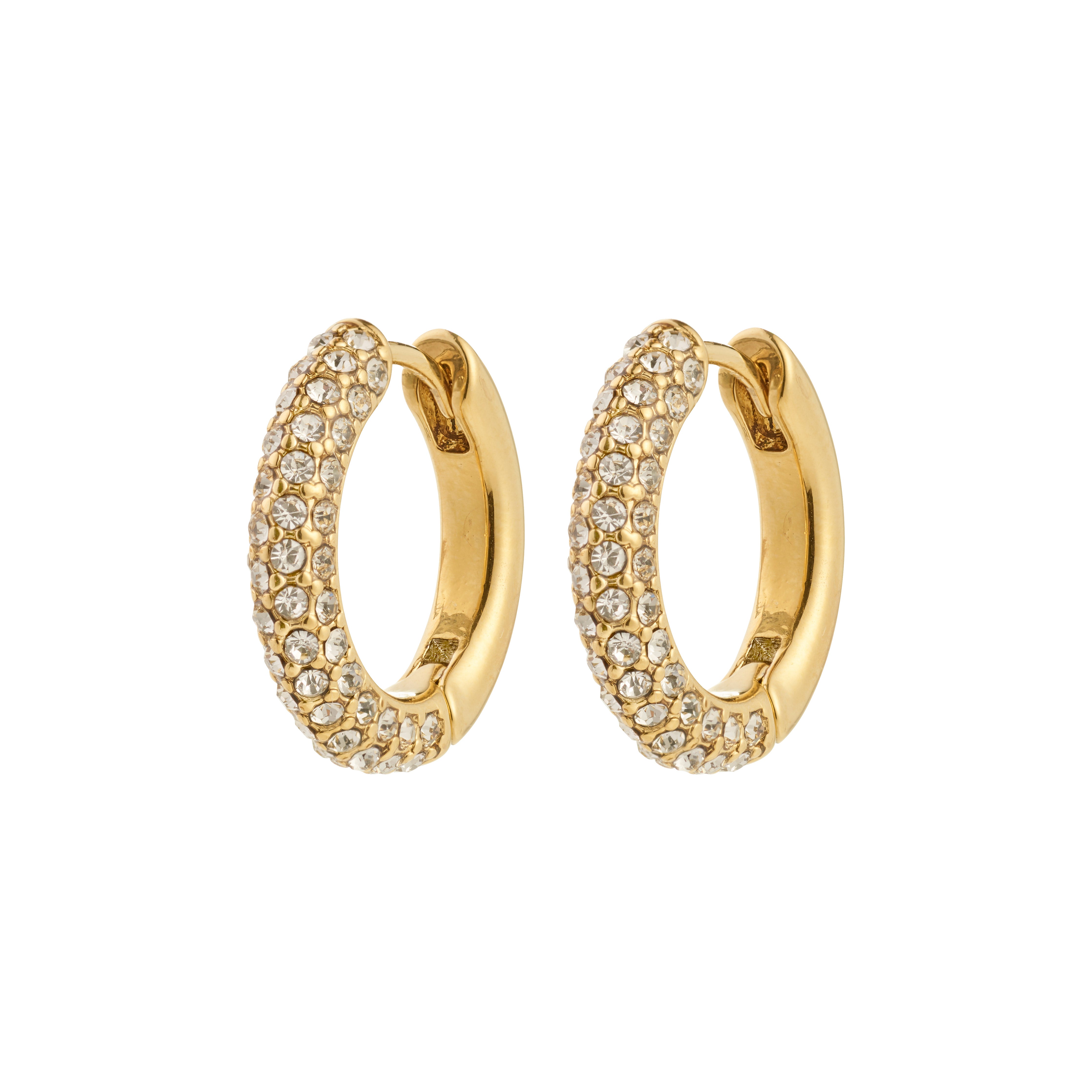 Pilgrim TATUM medium hoops guldbelagt