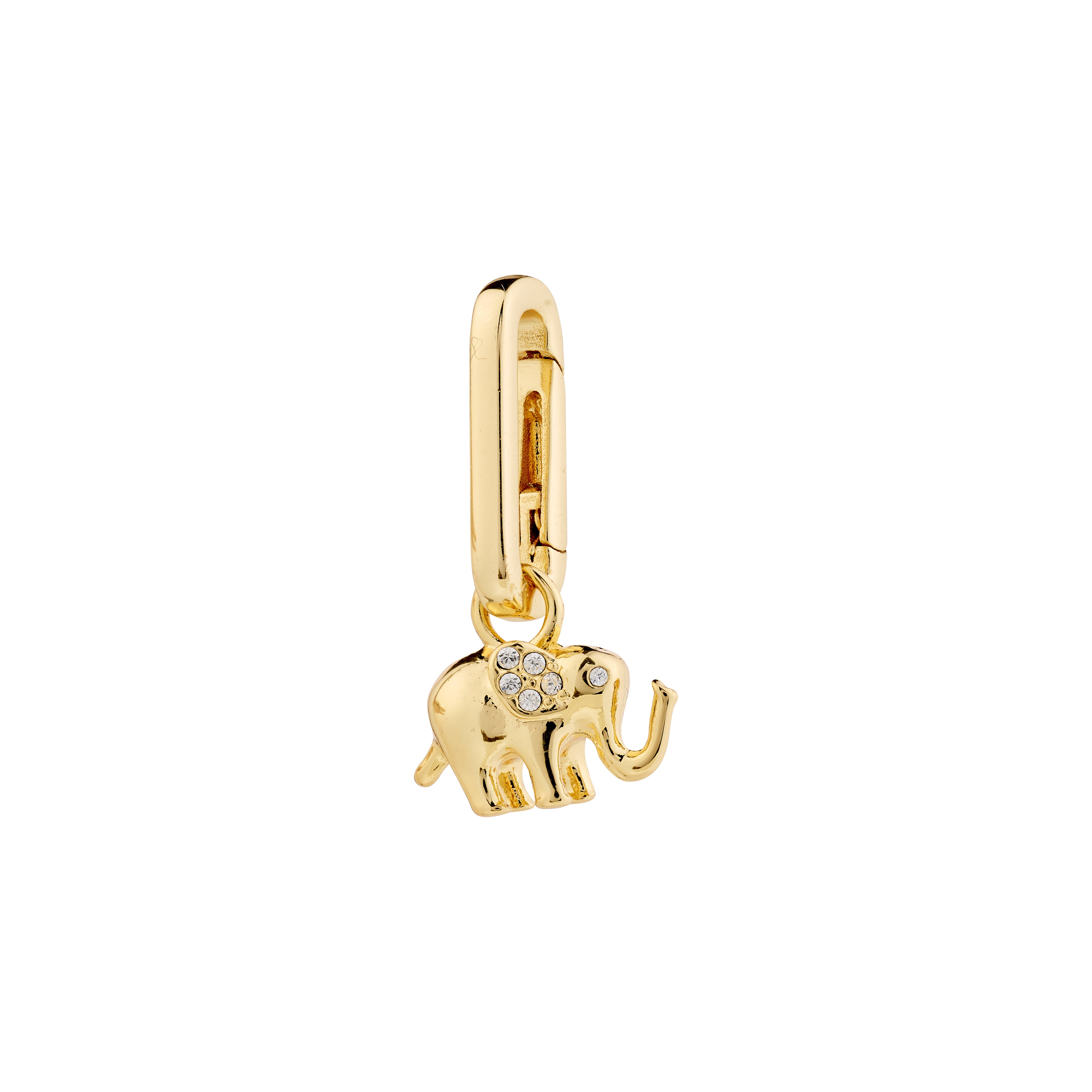 Pilgrim CHARM elefant vedhæng guldbelagt