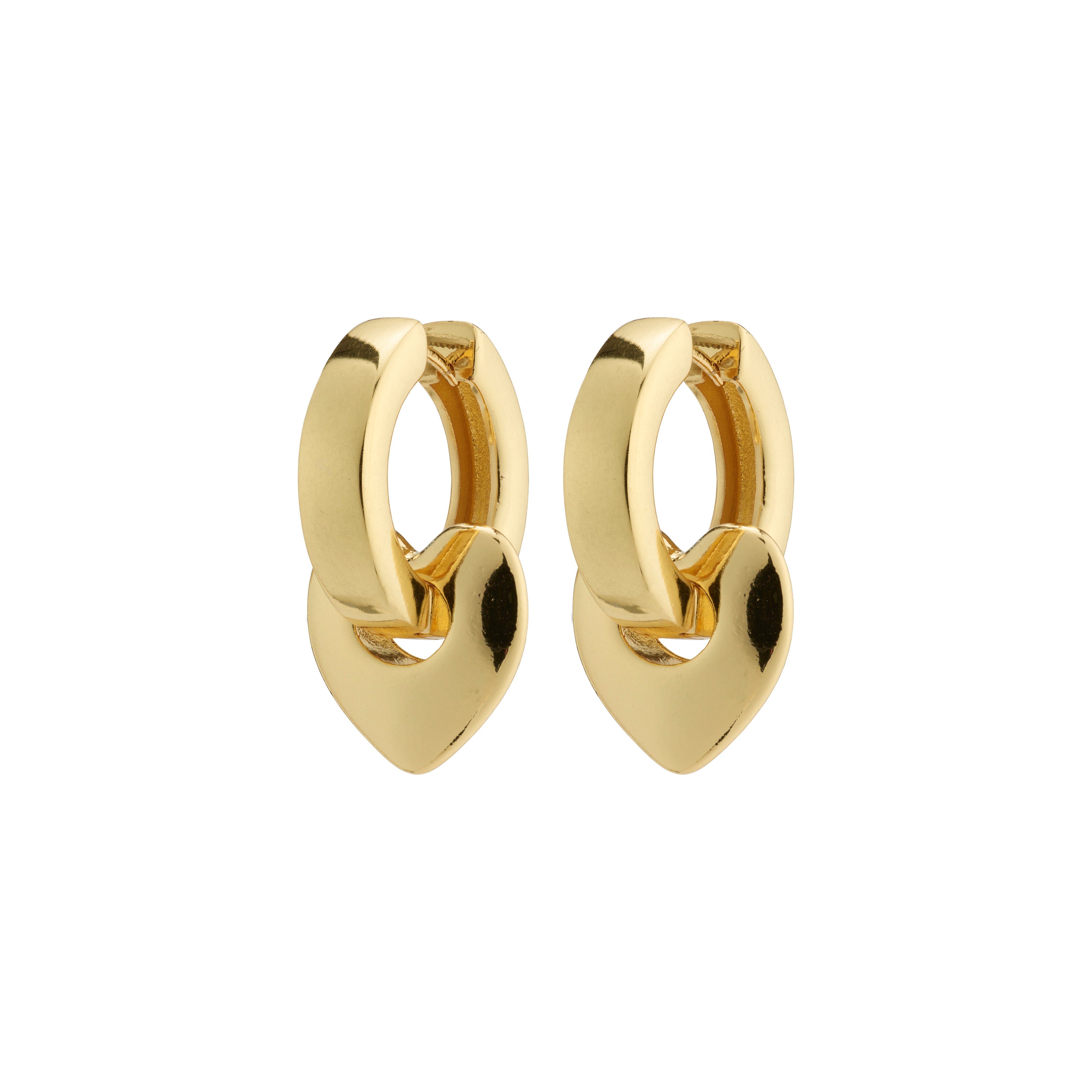 Pilgrim IOKASTE chunky hoops guldbelagt