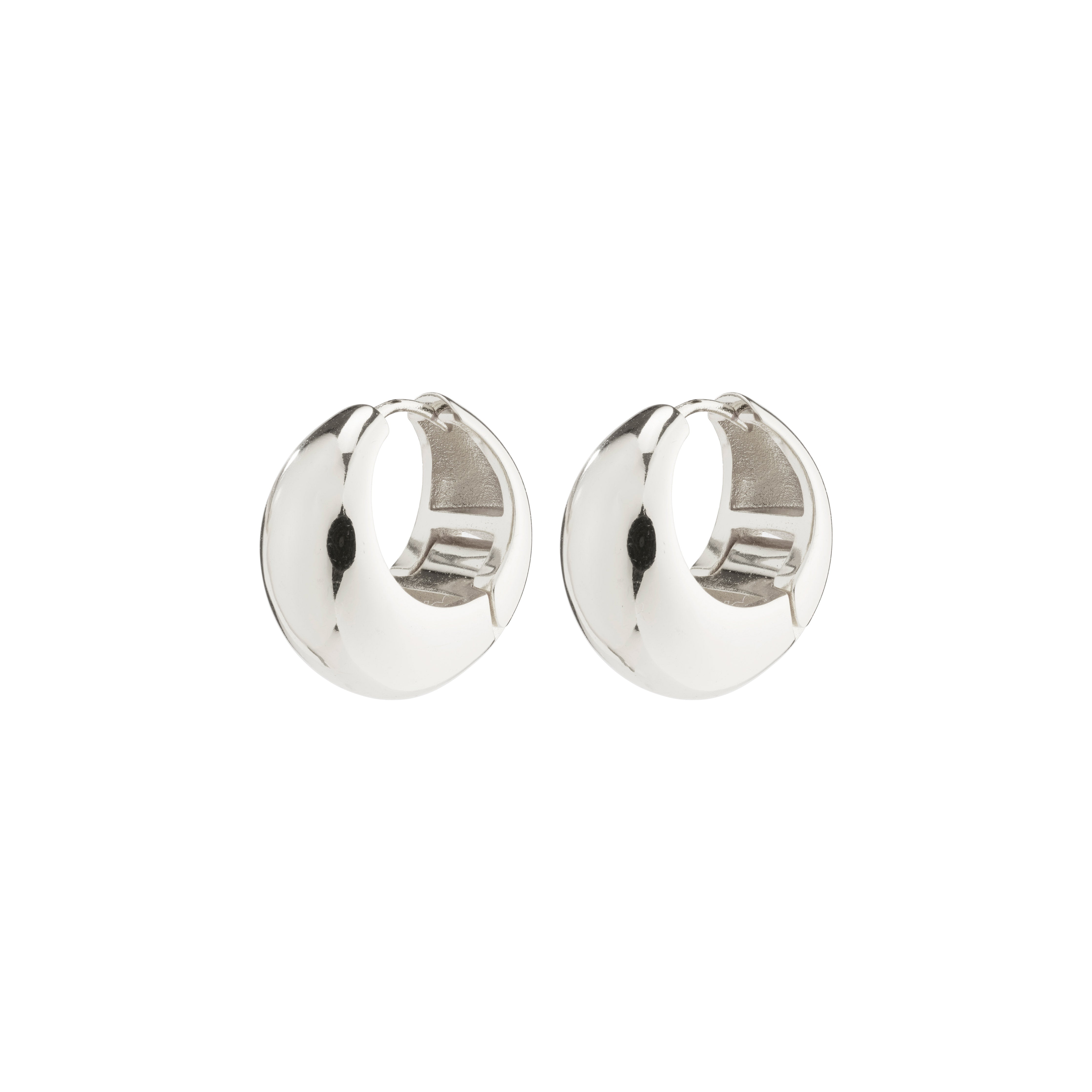 Pilgrim IOANNA chunky hoops sølvbelagt