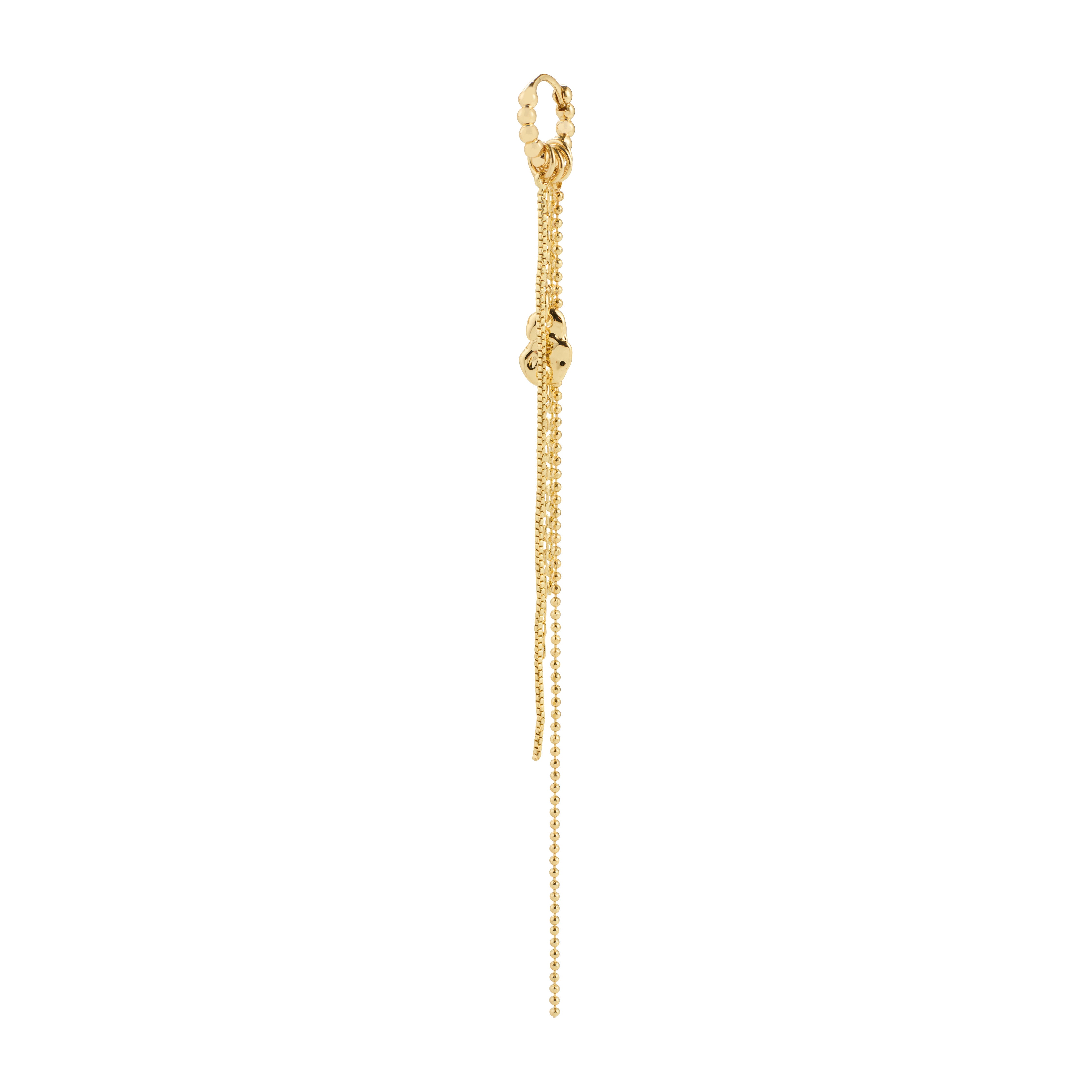Pilgrim KARTER single ørering guldbelagt