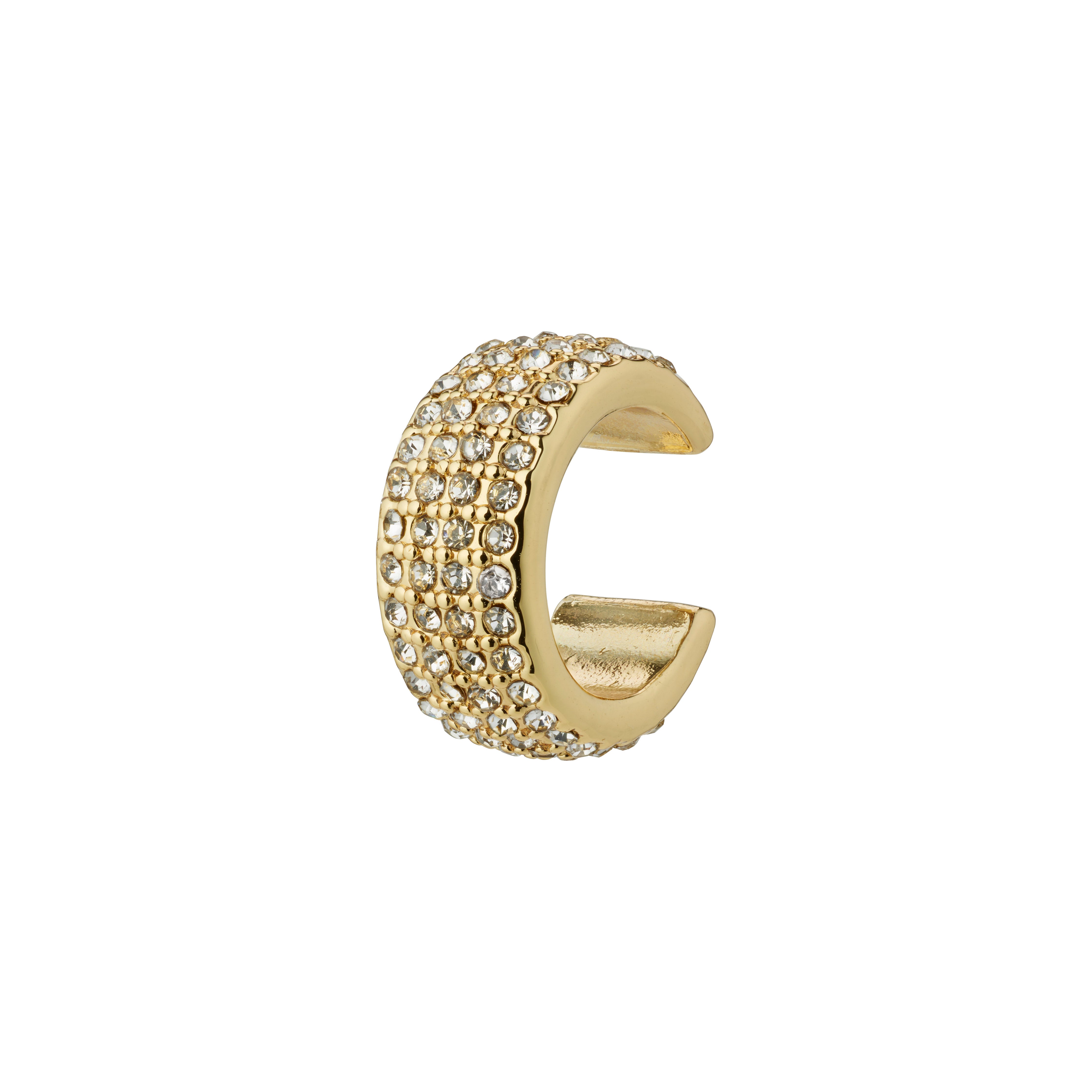 Pilgrim MATYLDA krystal cuff ørering guldbelagt