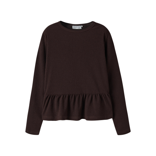 NAME IT Bluse Namsa Chocolate Plum