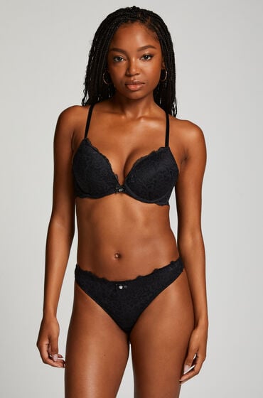 Hunkemöller G-streng Marine Sort