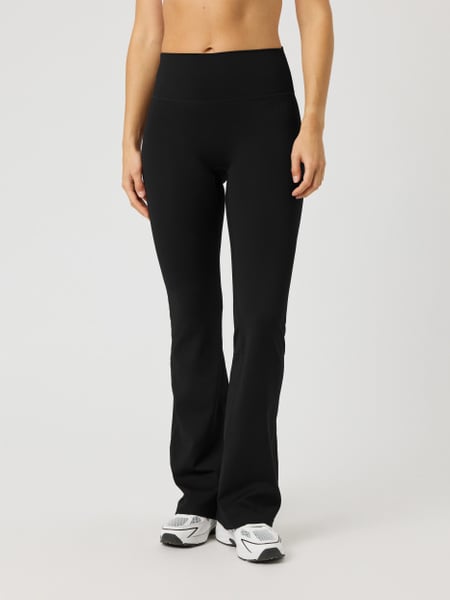 Björn Borg Borg Flare Tights Tall Sort, XS