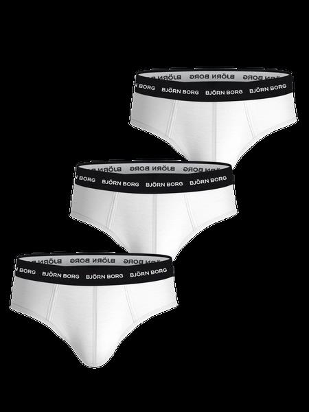Björn Borg Cotton Stretch Brief 3-pack Hvid, XS