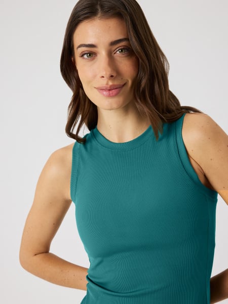 Björn Borg Ace Pocket Ribbed Tank Top Grøn, L