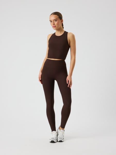 Björn Borg Studio Ribbed Tights Brun, XL