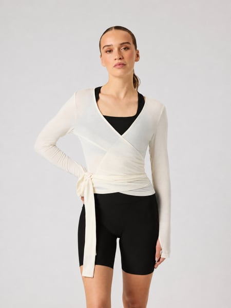 Björn Borg Studio Wrapped Top Hvid, L