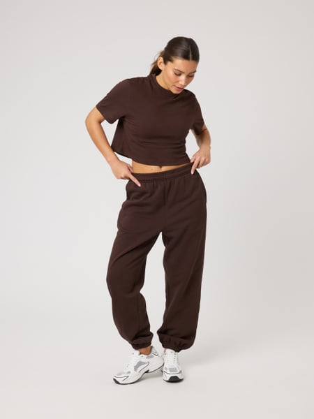 Björn Borg Studio Oversized Sweatpants Brun, XL