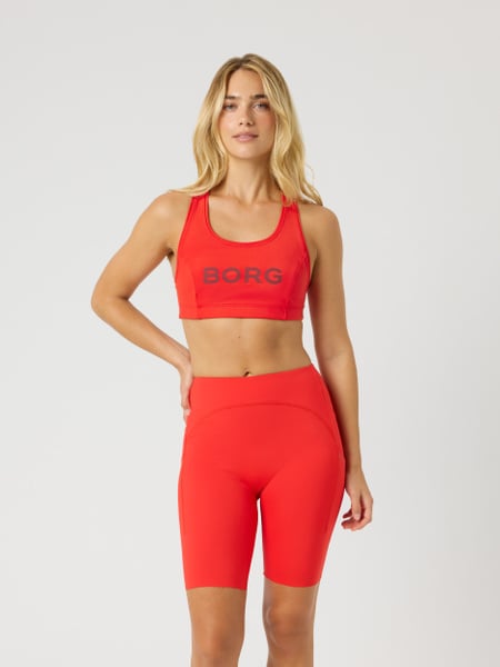 Björn Borg Borg Mid Support Sports Bra Rød, L