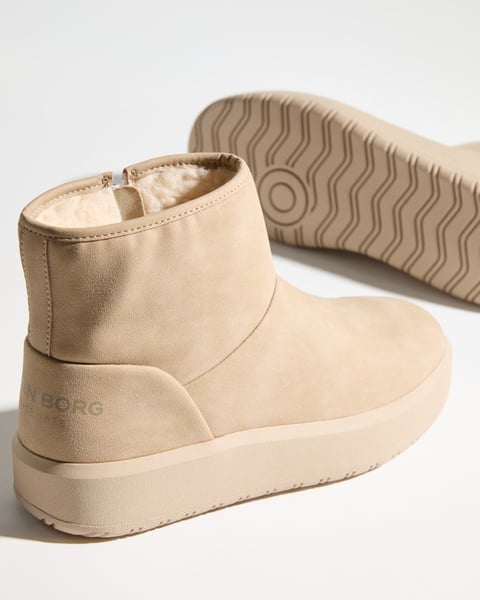 Björn Borg Women's Wooly Boots Beige, 37