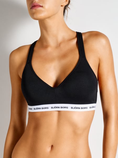 Björn Borg Logo Bralette Sort, M