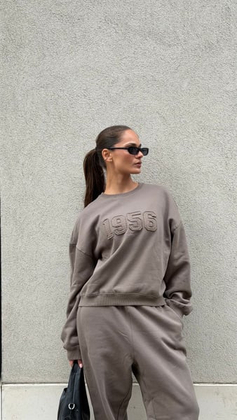 Björn Borg Studio Oversized Sweatshirt Brun, XS