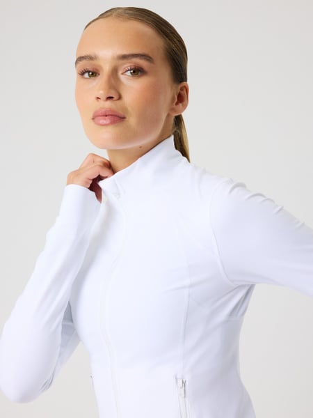 Björn Borg Borg Soft Zip Midlayer Hvid, M