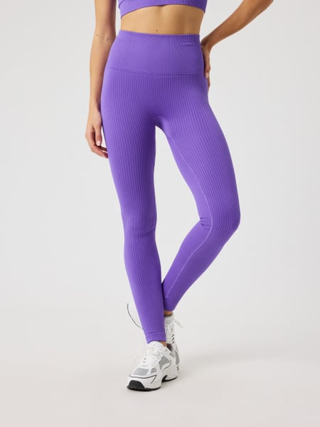 Björn Borg Studio Seamless Ribbed Tights Lilla, S