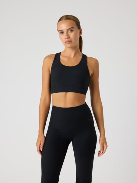 Björn Borg Studio Premium Rib Sports Bra Sort, XXL