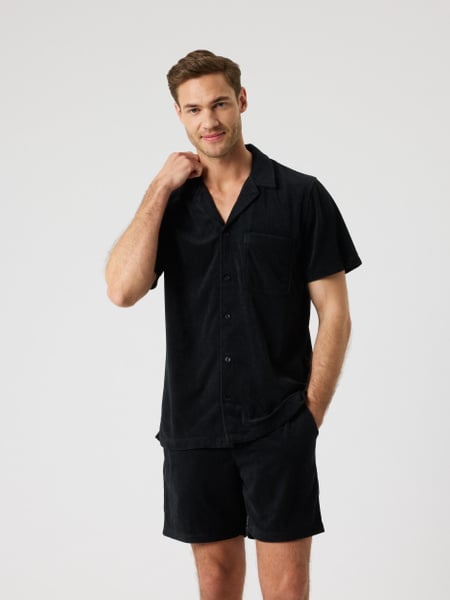 Björn Borg Borg Toweling Pool Shirt Sort, S