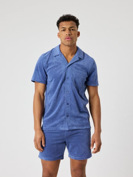 Björn Borg Borg Toweling Pool Shirt Blå, XL