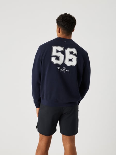 Björn Borg Borg Classic Print Sweatshirt Marineblå, S