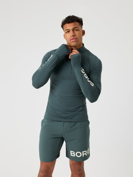 Björn Borg Borg Midlayer Half Zip Grøn, XXL